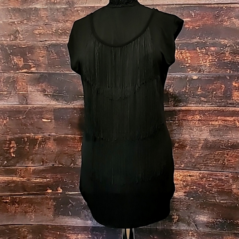 Le Chateau fringe Shirt/Dress XXL